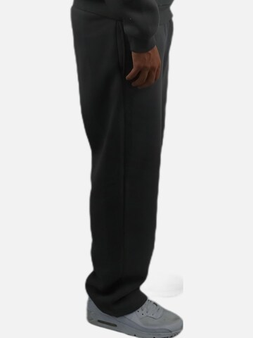 HEFTYKA Loosefit Sporthose 'OPEN' in Grau