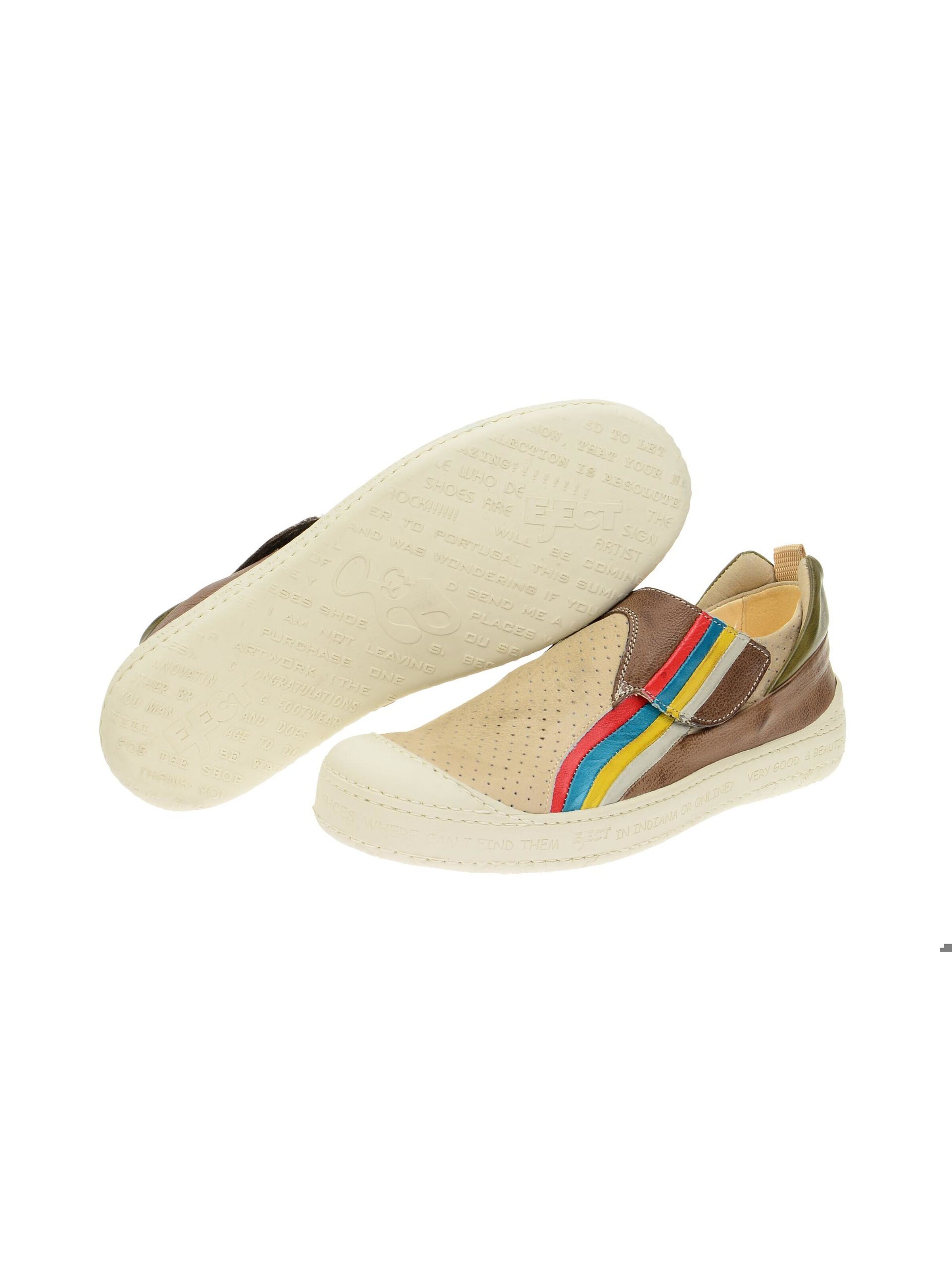 EJECT Hausschuh 'Eject Sneaker Dass Slipper beige braun multi'‌‌‌‌‌‌‌‌‌‌ in Beige