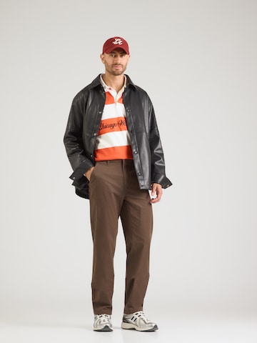BLEND Loose fit Chino Pants 'BHNATAN' in Brown