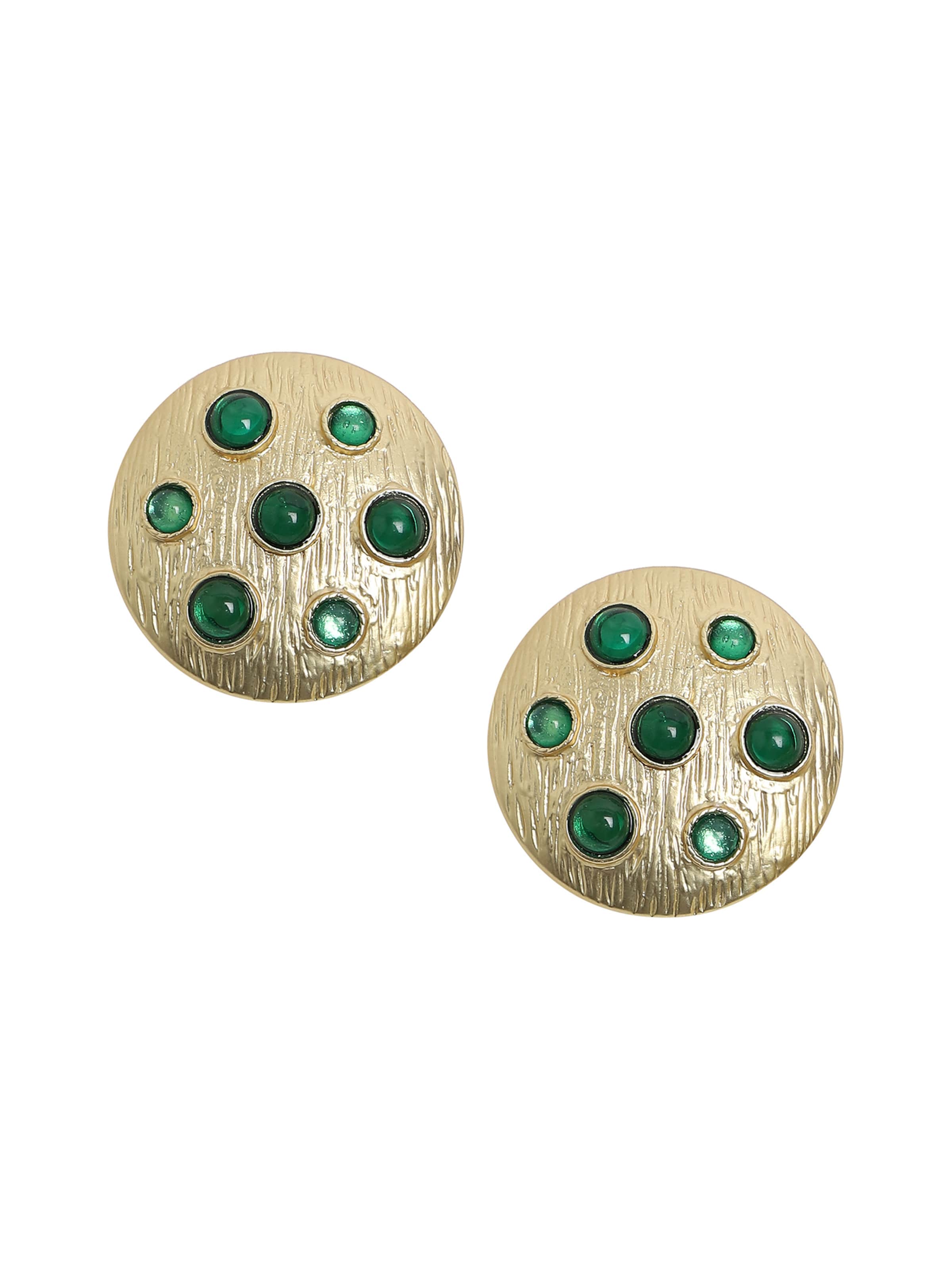 SOHI Øreringe i grøn: forside