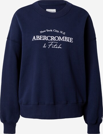 Abercrombie & Fitch Sweatshirt 'SUNDAY' in Blau: predná strana