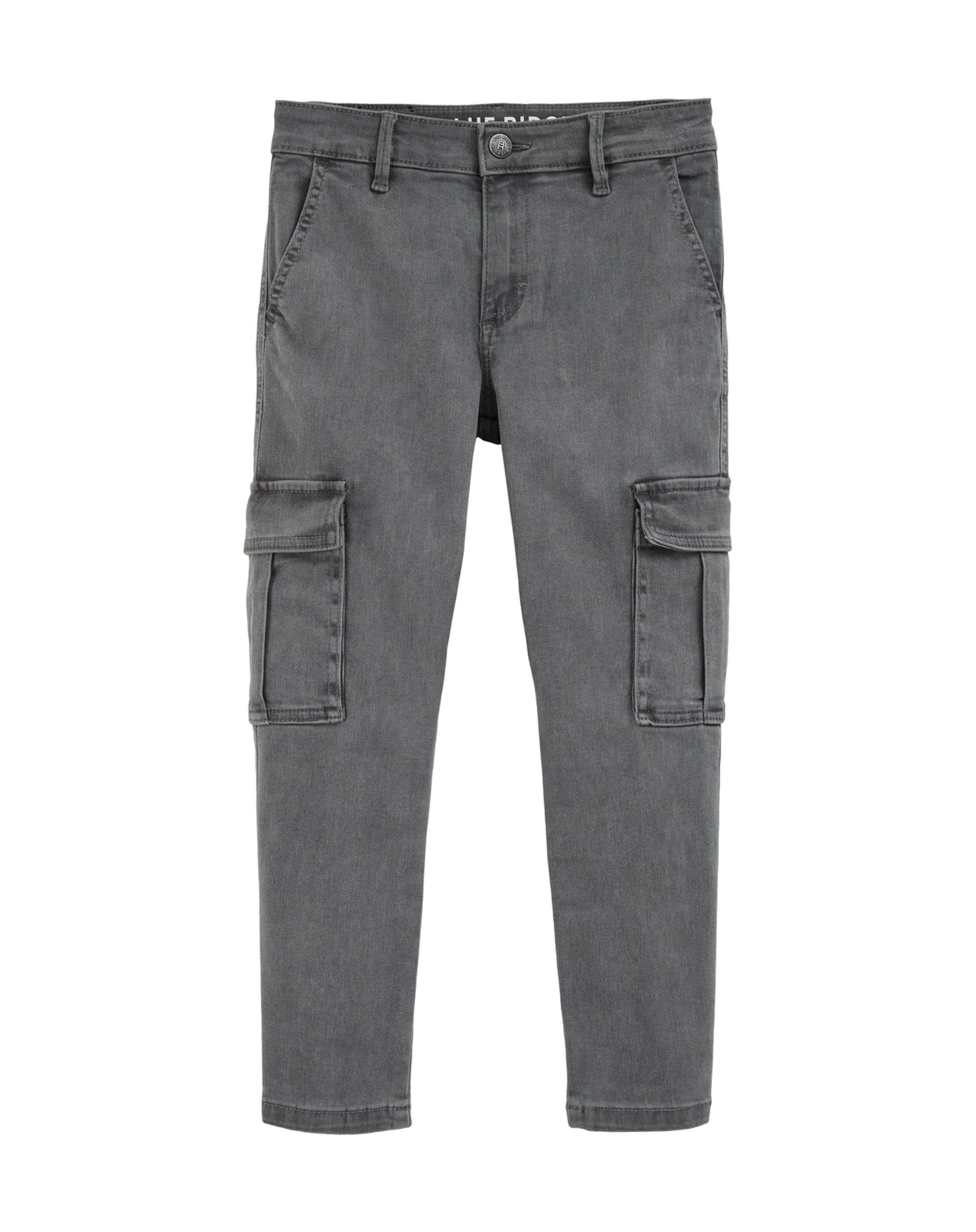 WE Fashion tavaline Püksid, värv hall: eest vaates