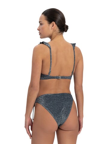 Beachlife Triangel Bikinitop in Zilver