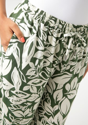 Aniston CASUAL Wide Leg Hose in Grün