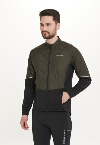 ENDURANCE Athletic Jacket in Green: front