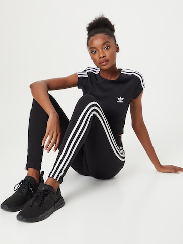 ADIDAS ORIGINALS Shirt 'Adicolor Classics 3-Stripes' in Black