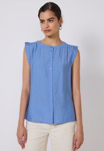 Street One Studio Bluse in Blau: Vorderseite