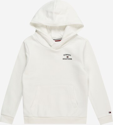 Sweat TOMMY HILFIGER en blanc : devant