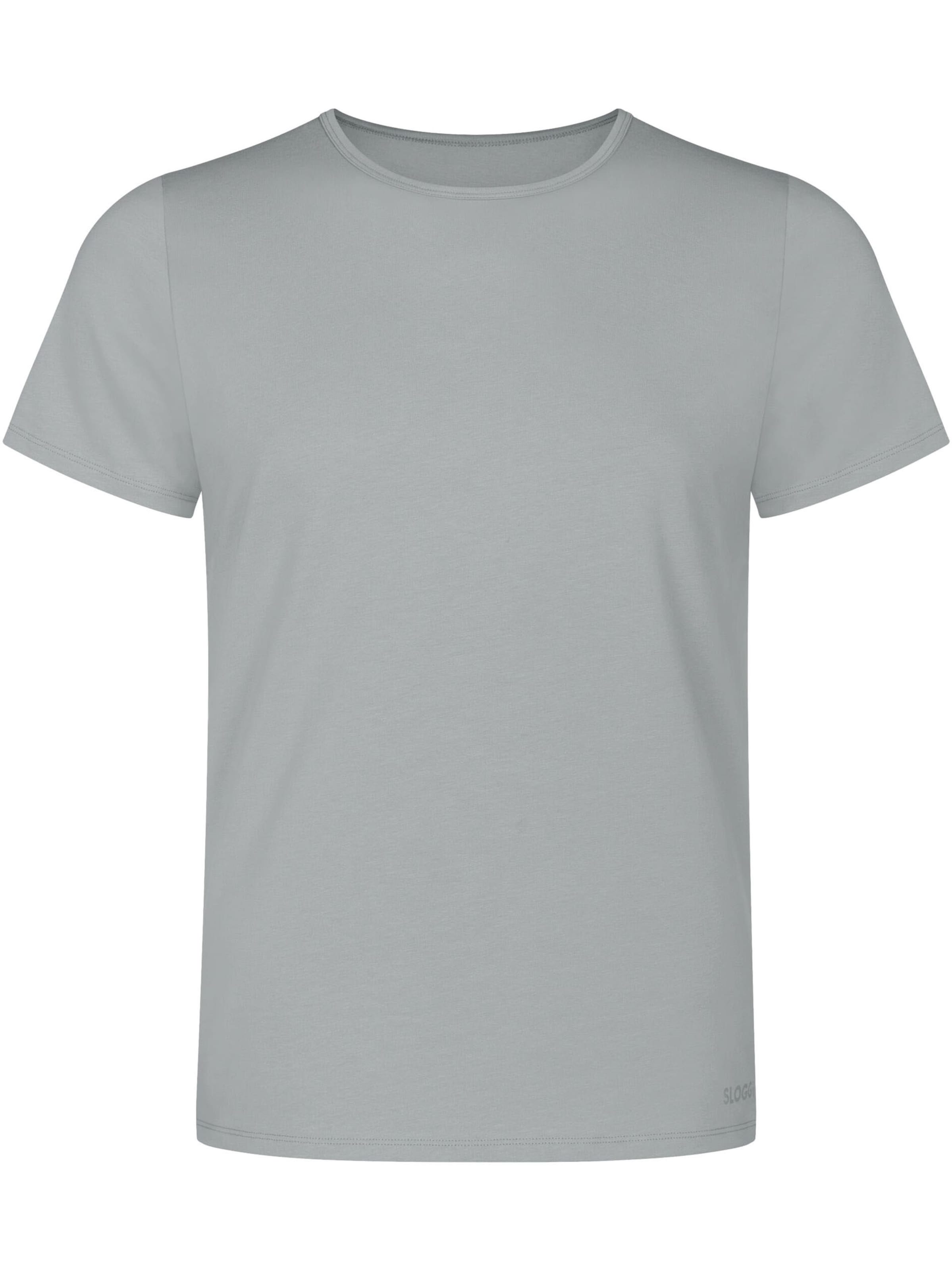 SLOGGI Undershirt ' EVER Ease O-Neck ' in Grey: front