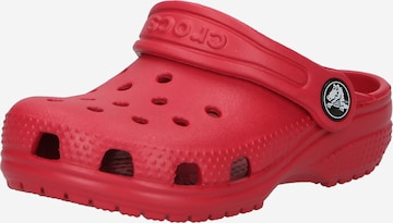 Crocs حذاء مفتوح بلون أحمر: الأمام