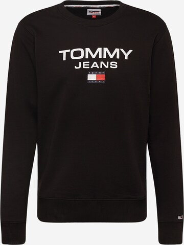 Tommy Jeans Mikina – černá: přední strana