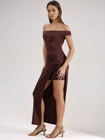 Hiccup Jurk in Bruin