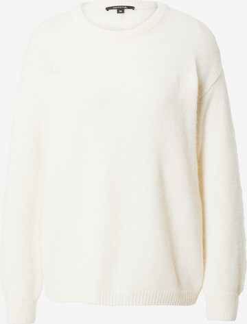 Pull-over COMMA en blanc : devant