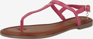 s.Oliver T-Bar Sandals in Purple: front