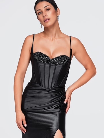 Ombre Abendkleid‌‌‌‌‌‌‌‌‌ in Schwarz