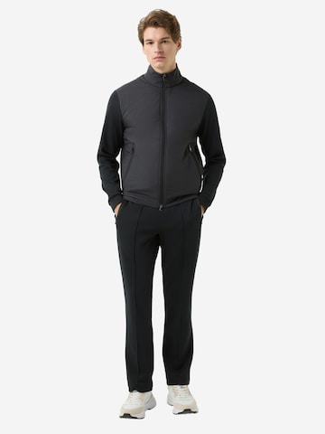 BOGNER Regular Trousers with creases 'Reed' in Black