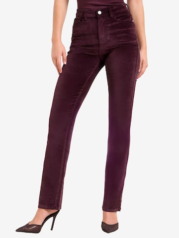 Coupe slim Jean Lipsy en rouge : devant