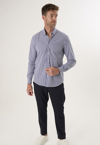 Felix Hardy Regular fit Πουκάμισο για το γραφείο σε μπλε