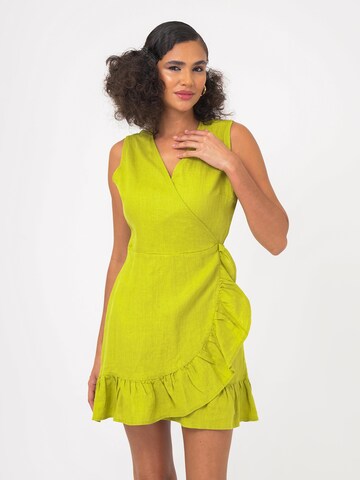 FRESHLIONS Sommerkleid 'Mailinda' in Grün