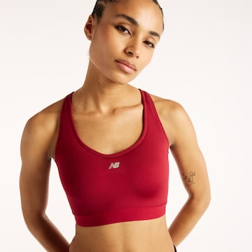 new balance Bustier Sport bh 'NB Essential Run Bra' in Rood