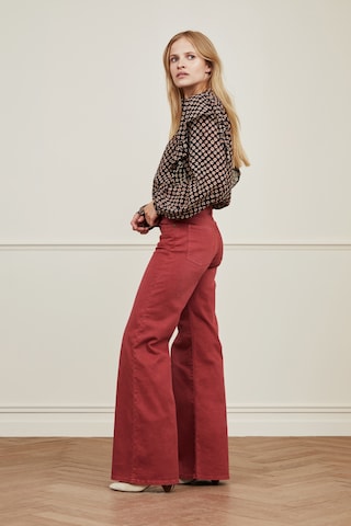 Fabienne Chapot Wide leg Jeans 'Eva' in Roze