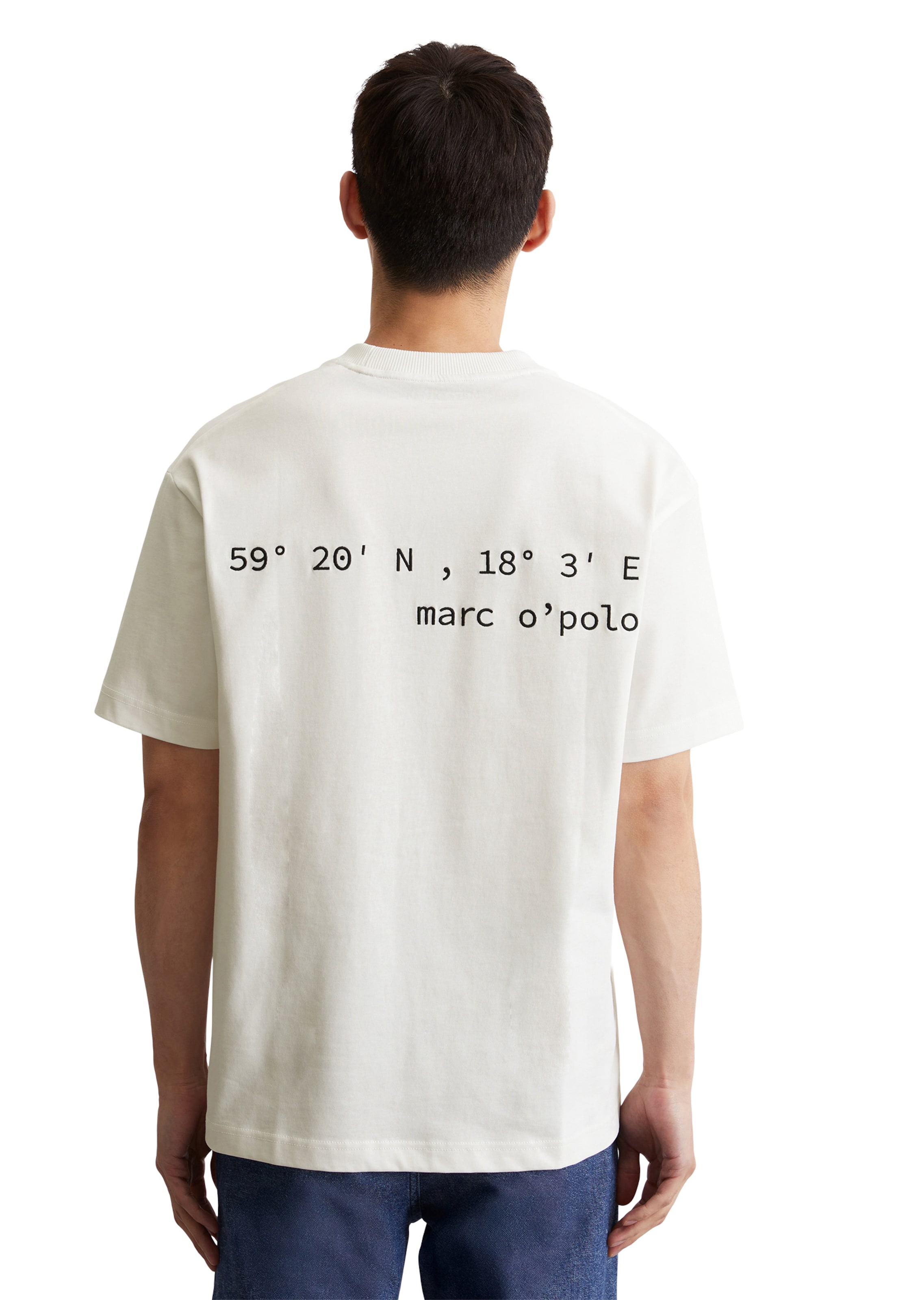 Marc O'Polo T-Shirt in Weiß: Vorderseite