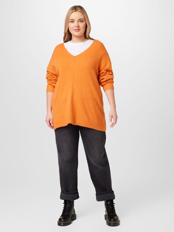 Pull-over Esprit Curves en orange