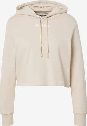 Hummel Sweatshirt 'LEGACY' in Beige: voorkant