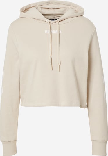 Hummel Sweatshirt 'LEGACY' in beige / weiß, Produktansicht
