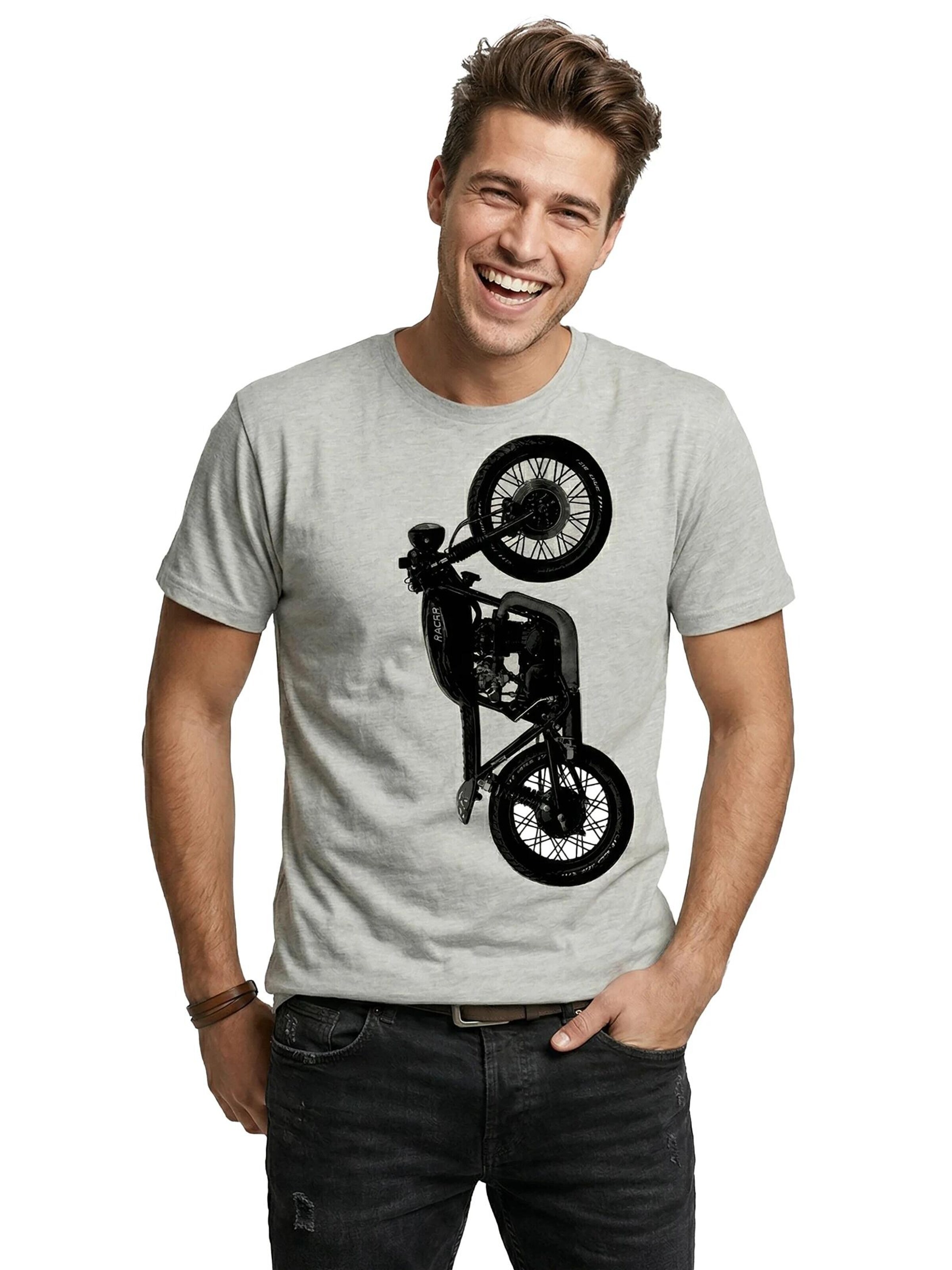 MAKAYA Shirt 'Big-CB' in Grey