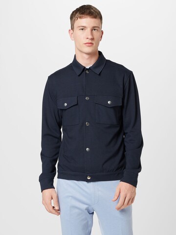 BURTON MENSWEAR LONDON Between-season jacket in Blue: front