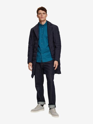 ESPRIT Regular Fit Hemd in Blau