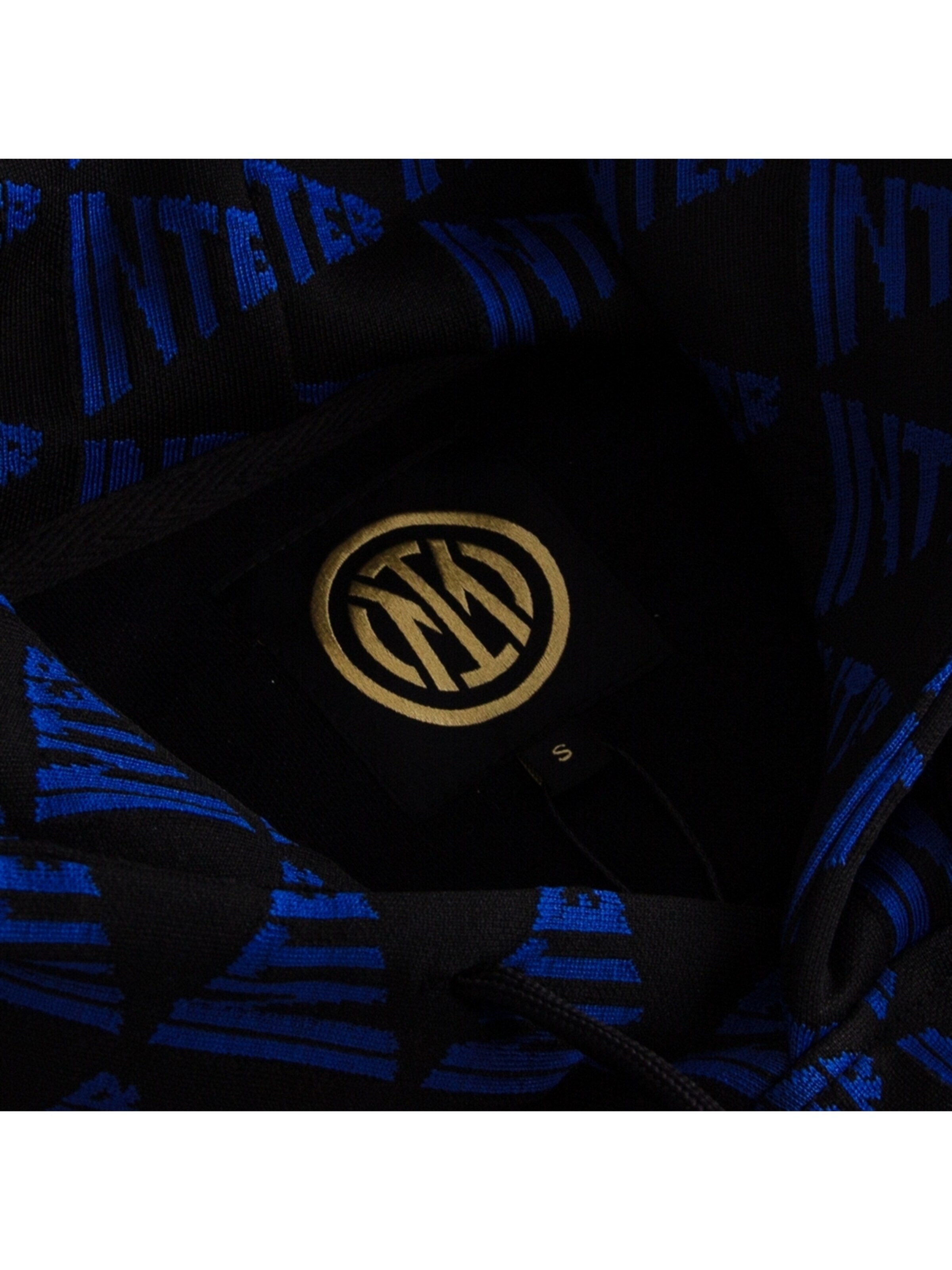 COPA FOOTBALL Trui 'FC Internazionale All Over Hoodie' in Zwart