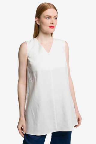 Ulla Popken Blouse in White: front