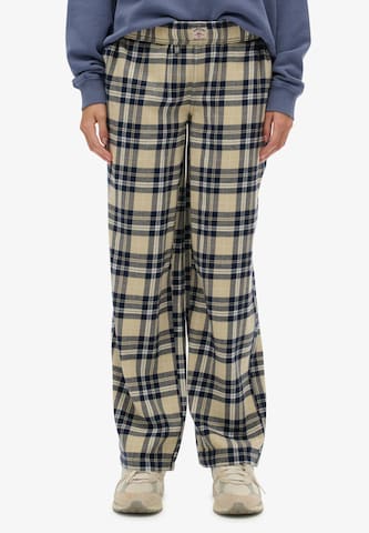 Wide Leg Pantalon Superdry en beige