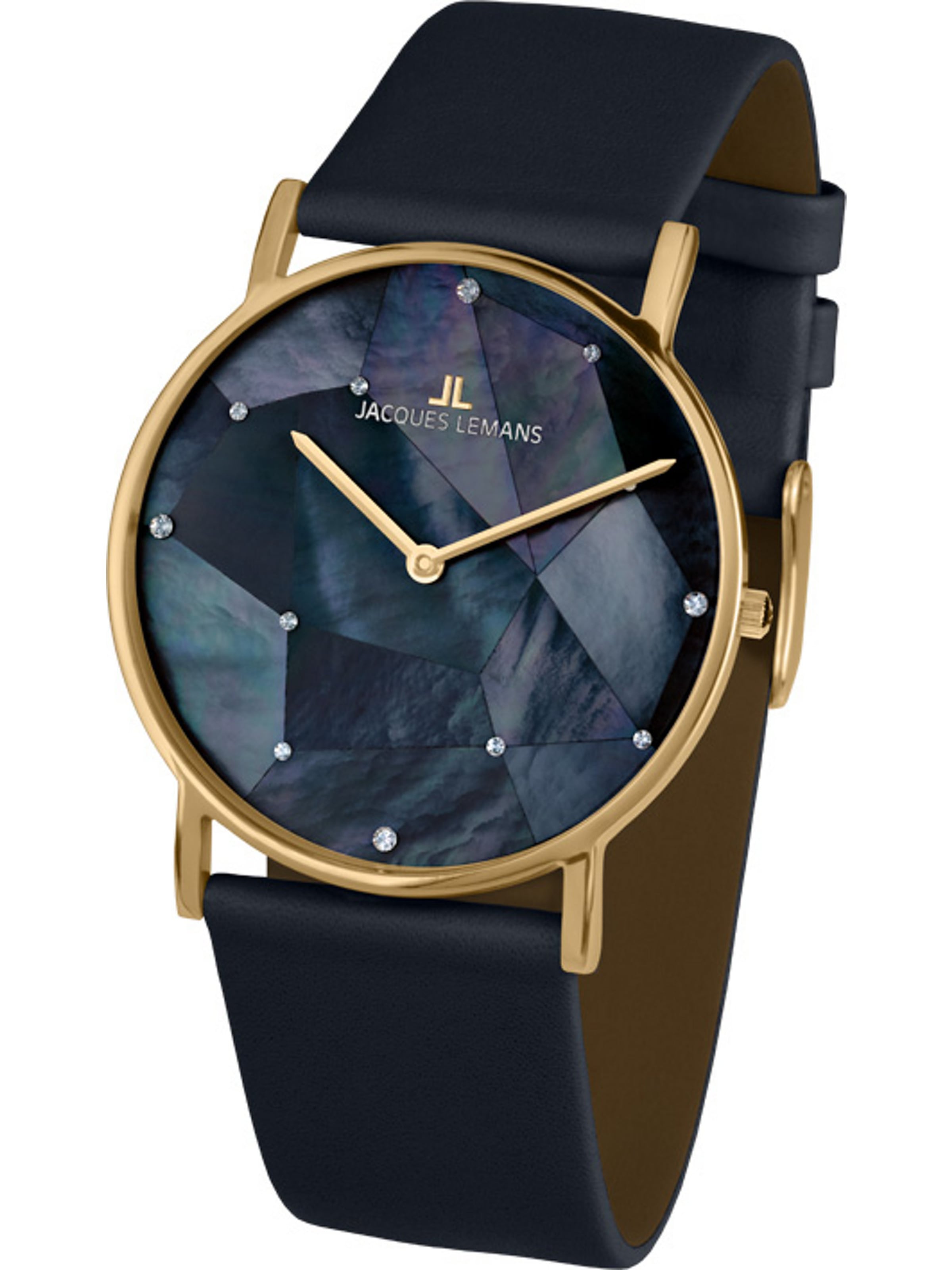 Jacques Lemans Uhr in Blau: Vorderseite