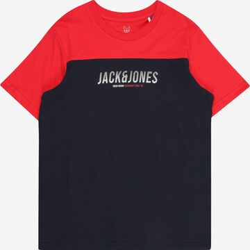 Jack & Jones Junior Tričko 'Dan' – červená: přední strana