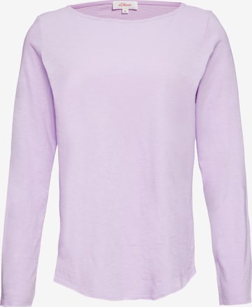 T-shirt s.Oliver en violet : devant