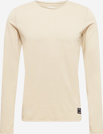QS by s.Oliver Shirt in Beige: voorkant