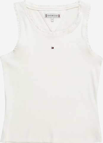 TOMMY HILFIGER Top 'ESSENTIAL' in Wit: voorkant