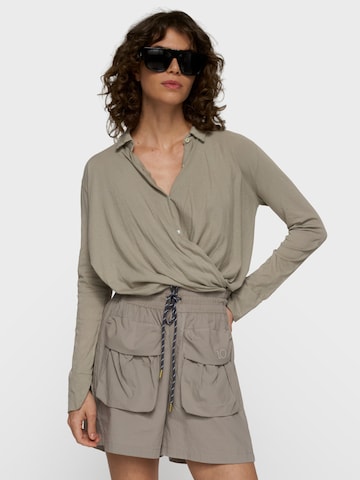 10Days Blouse in Grijs: voorkant