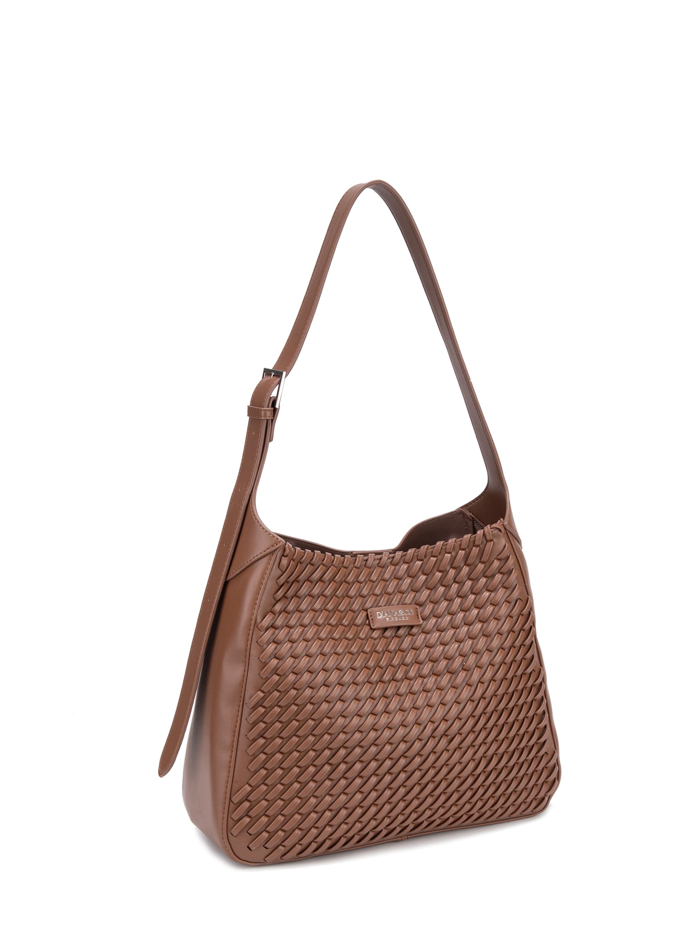 Borsa a spalla di Diana&Co. in marrone: frontale