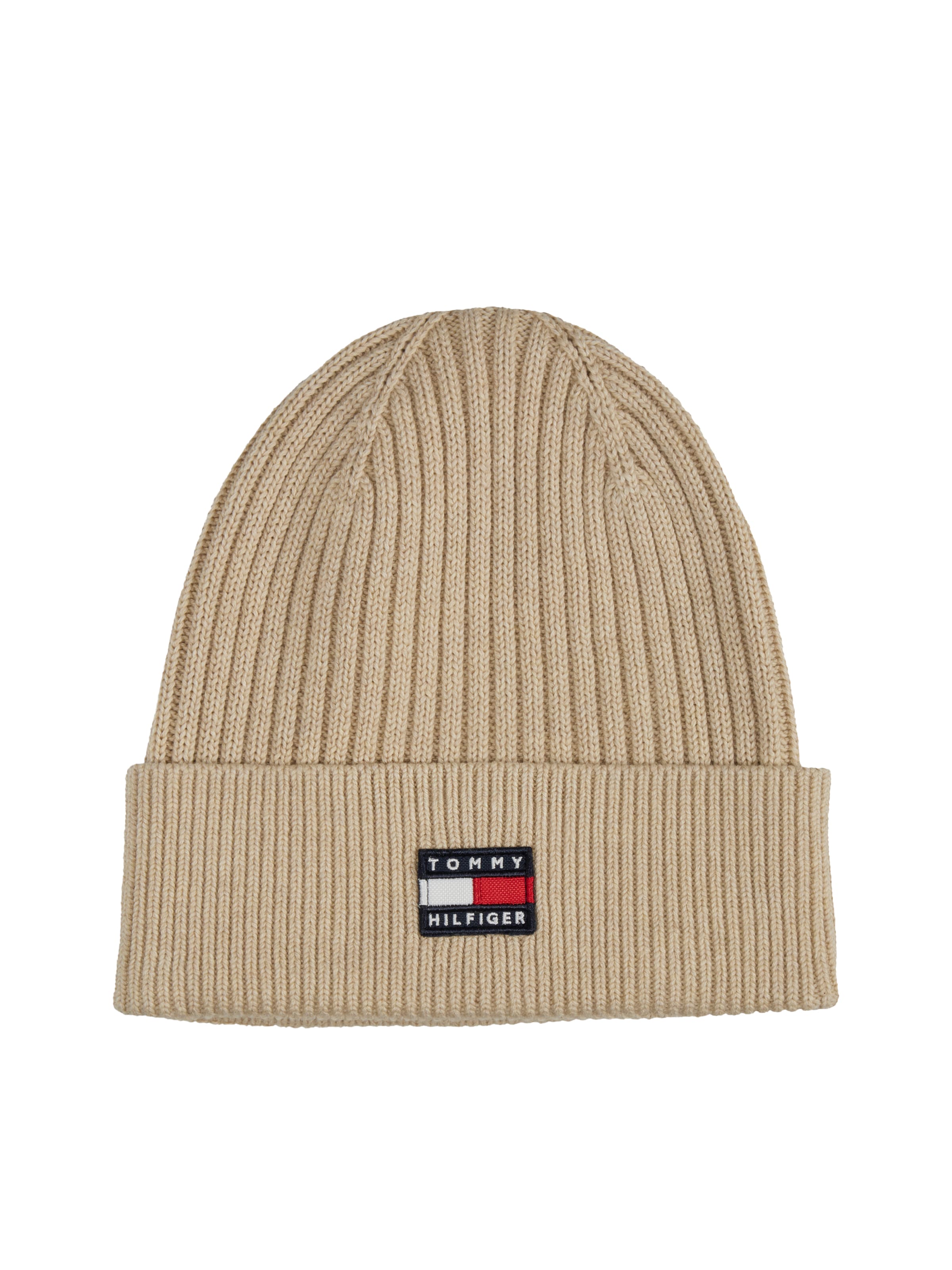 TOMMY HILFIGER Mütze 'HERITAGE' in Beige: Vorderseite