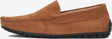 Kazar Moccasins in Brown: front