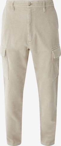 Regular Pantalon cargo s.Oliver en beige : devant
