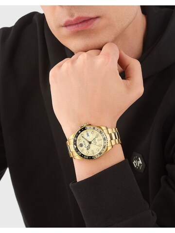Philipp Plein Analógové hodinky - Zlatá: predná strana