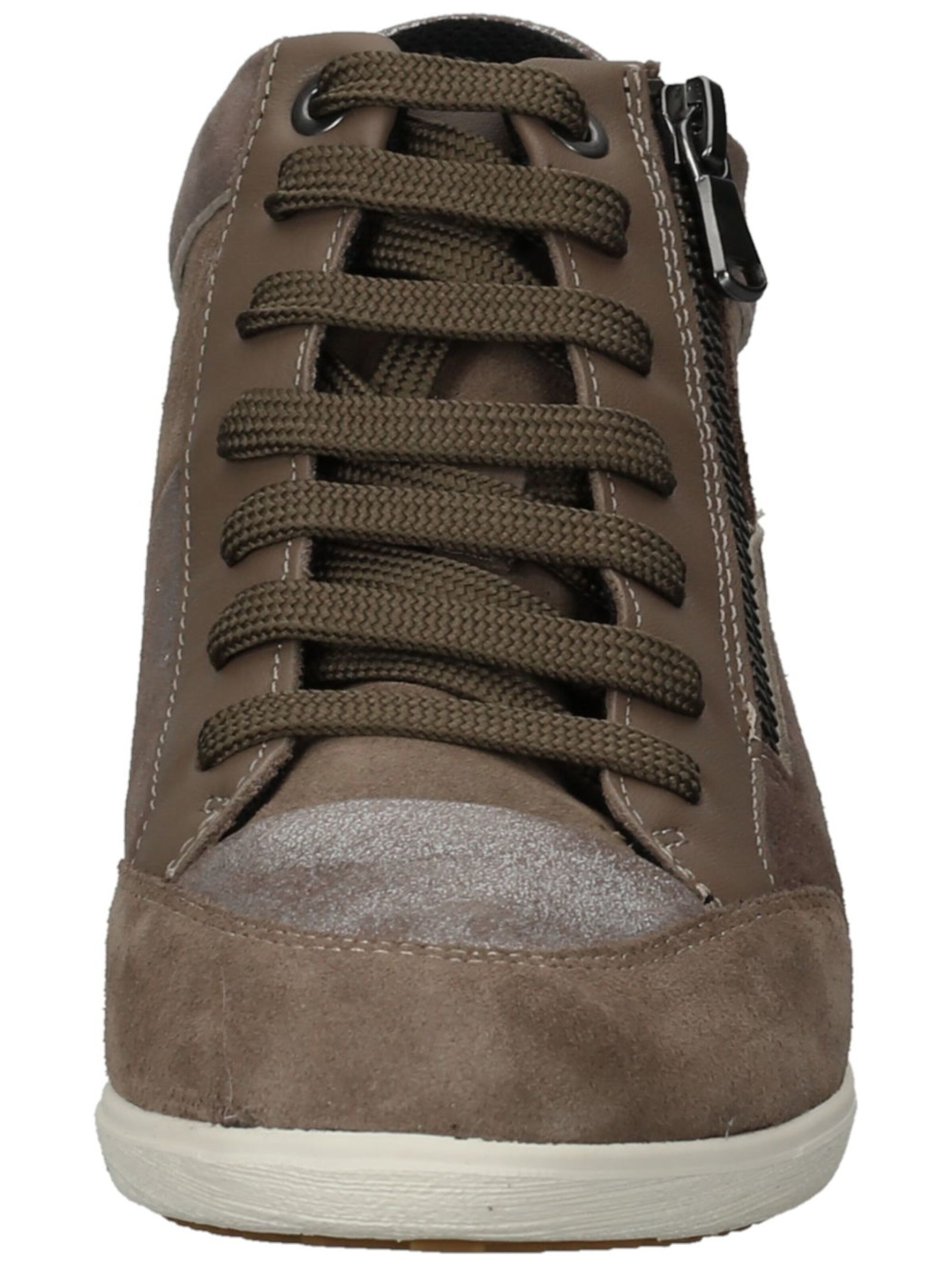 GEOX Sneakers hoog in Bruin