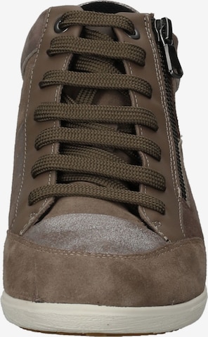 GEOX Sneakers hoog in Bruin