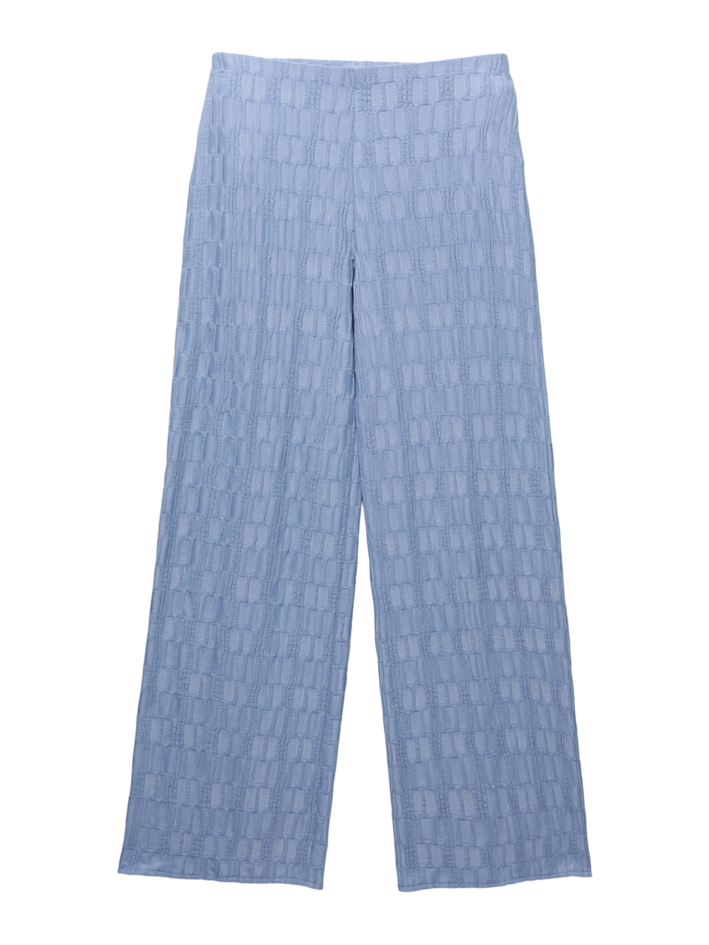 Pantaloni Pull&Bear pe albastru porumbel, Vizualizare produs