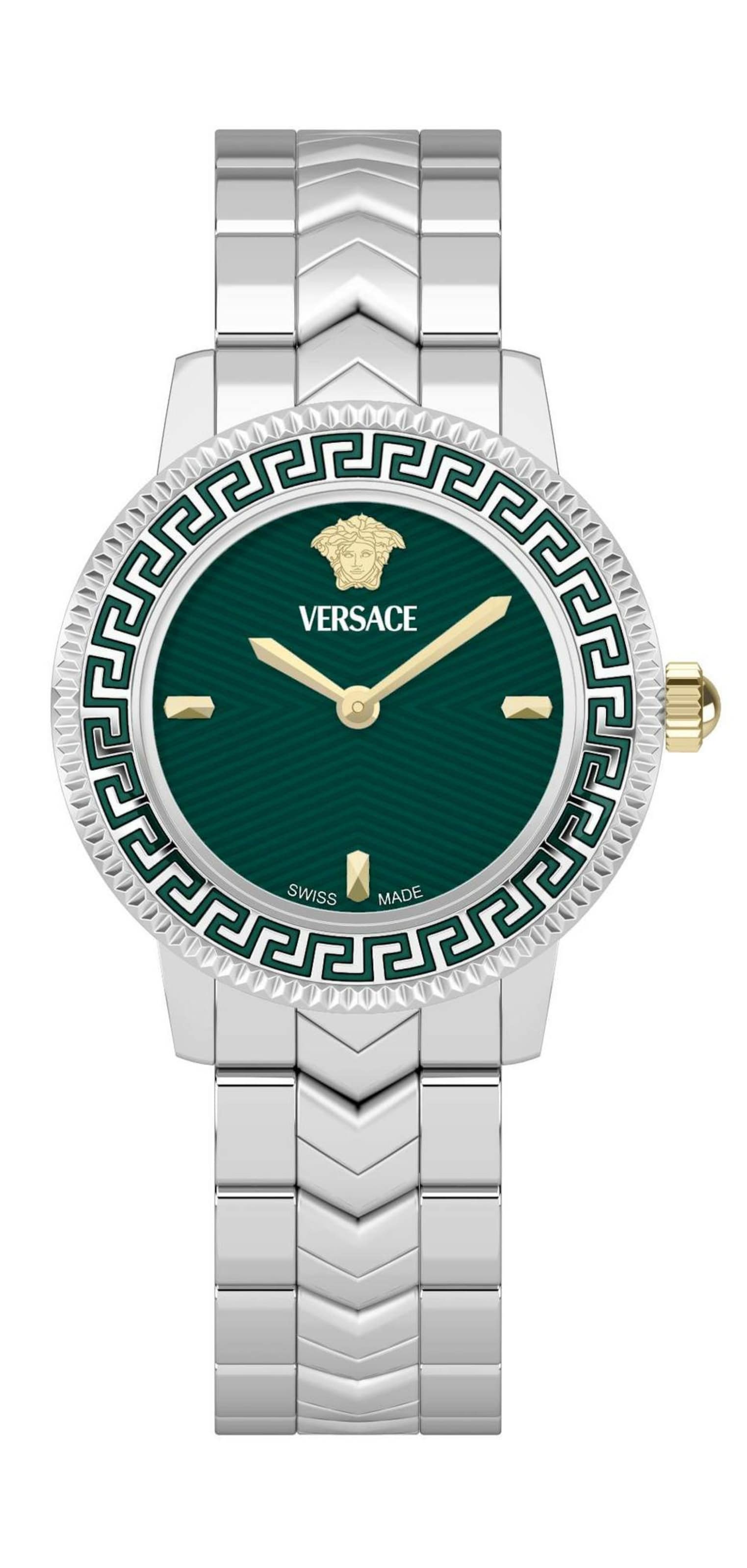 VERSACE Analog watch in Green / Silver, Item view